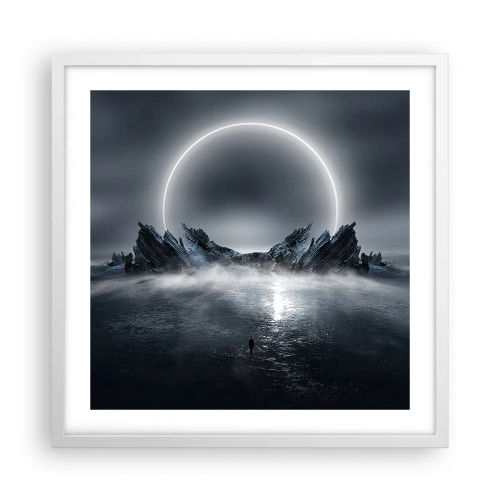 Póster en marco blanco - El final del cuento - 50x50 cm