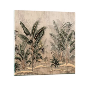 Cuadro sobre vidrio - Impresiones sobre Vidrio - Grabados de estilo colonial - 40x40 cm