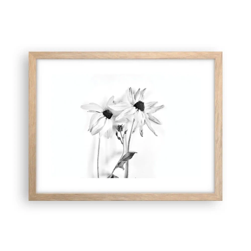 Póster en marco roble claro - Nadie quiere estar solo - 40x30 cm