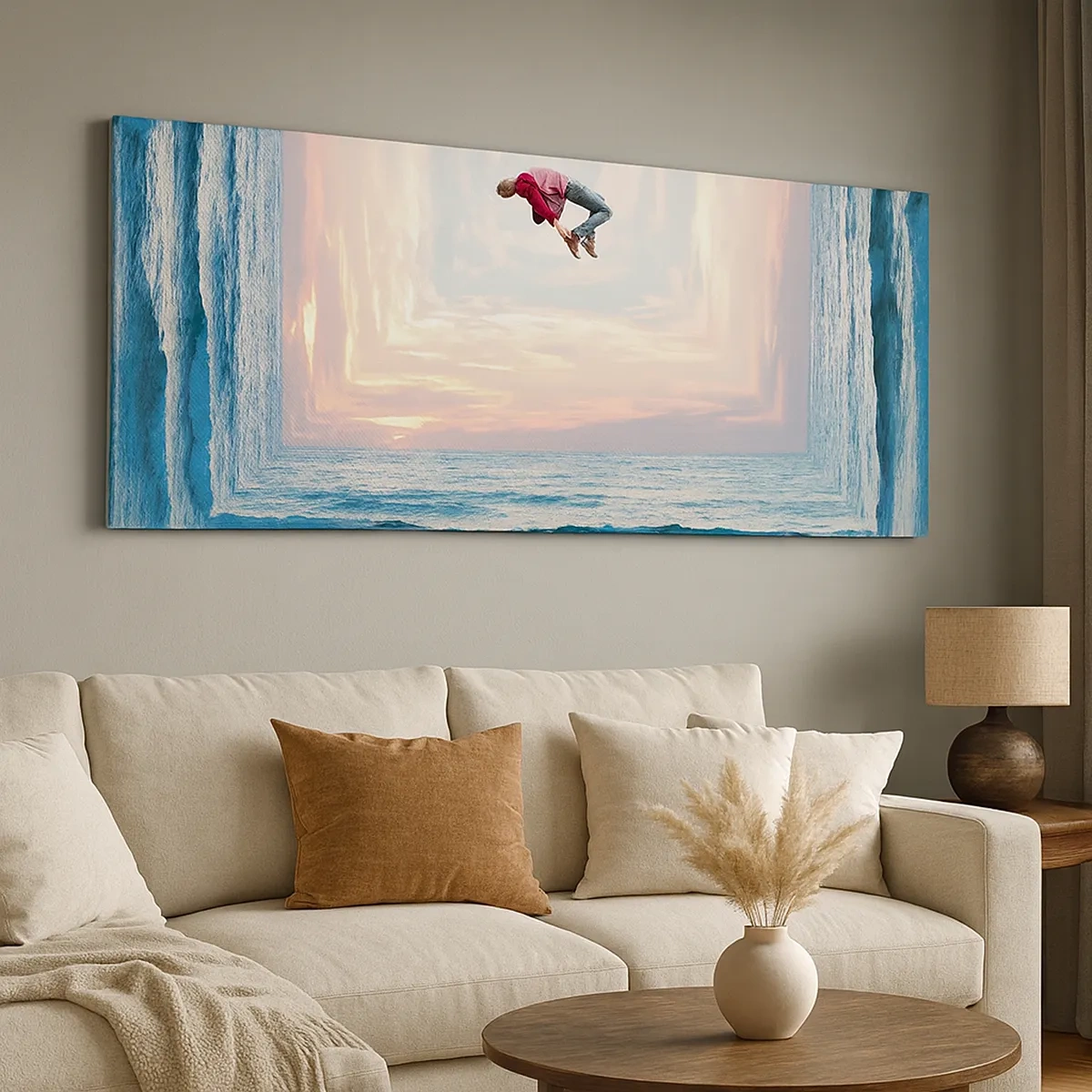 Cuadro sobre lienzo - Impresión de Imagen - A otra dimensión - 30x30 cm