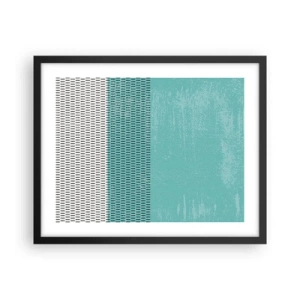 Póster en marco negro - Composición equilibrada - 50x40 cm