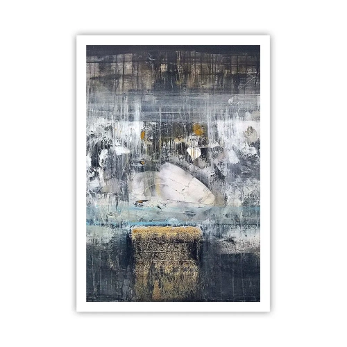 Póster - Hielo abstracto - 70x100 cm