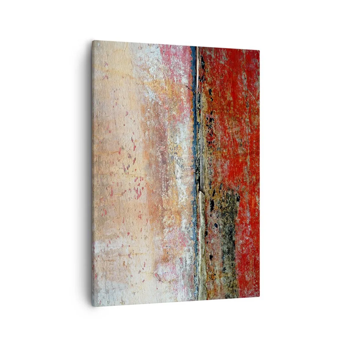 Cuadro sobre lienzo - Impresión de Imagen - Una composición abstracta inspirada en el mar y la naturaleza. - 50x70cm - Tal vez sea el mar - Decoración de pared moderna para salón y dormitorio ARTTOR
