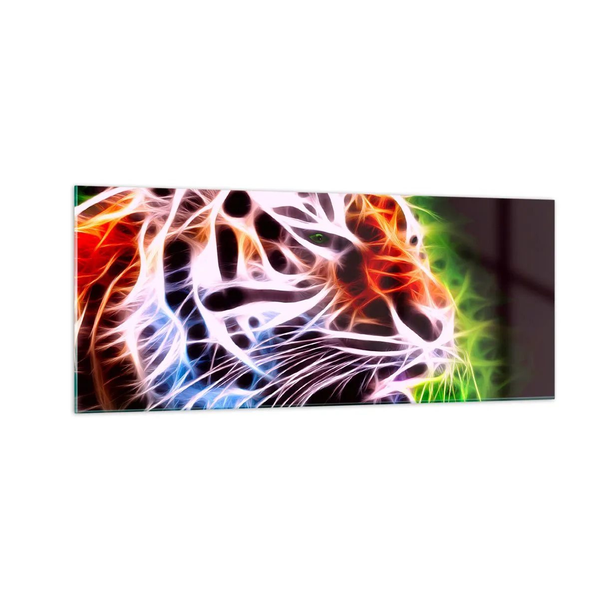 Cuadro sobre vidrio - Impresiones sobre Vidrio - Un aura amenazante - 100x40 cm