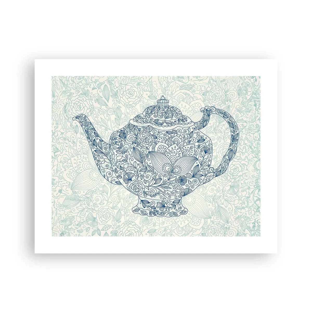 Póster - El encanto del té - 50x40 cm