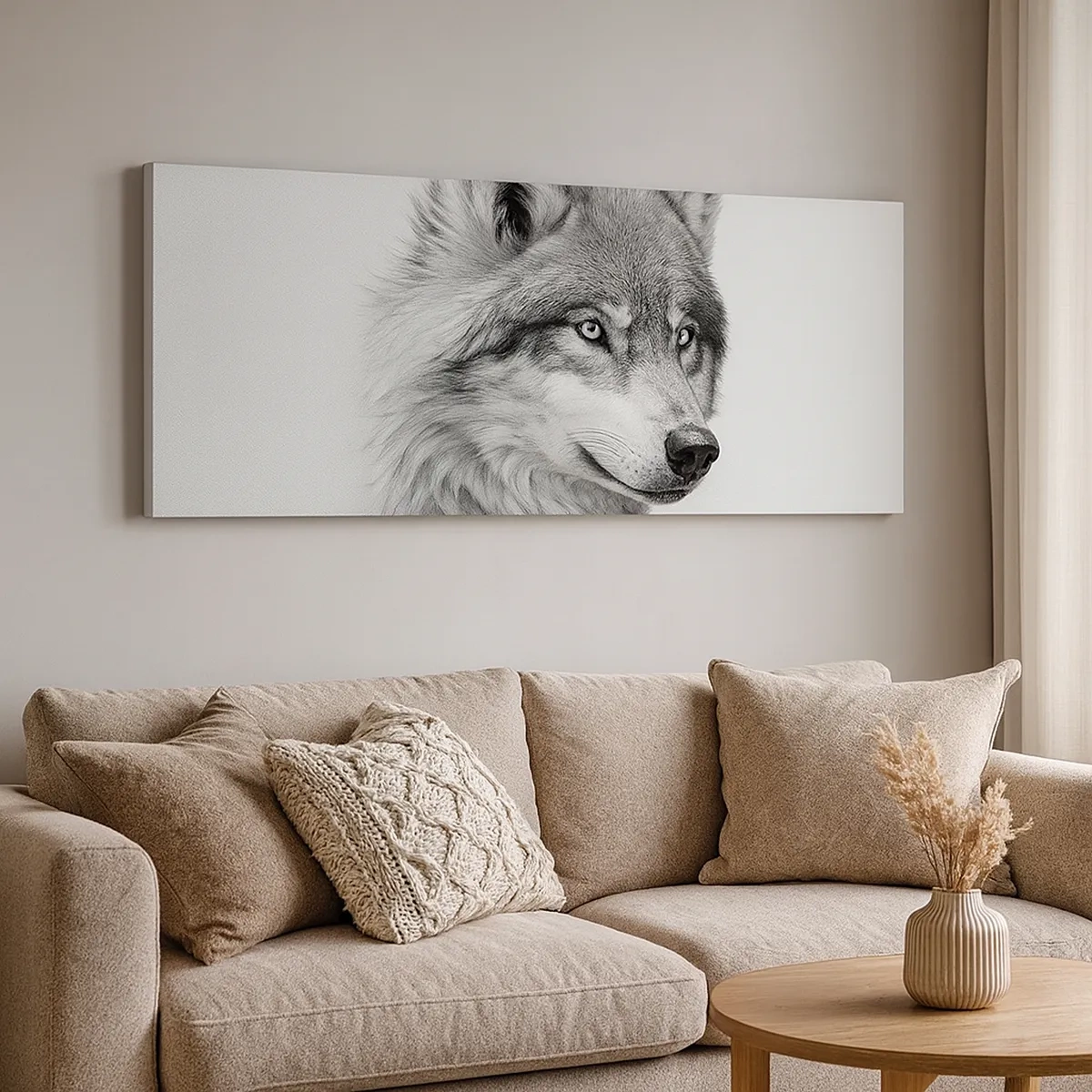 Cuadro sobre lienzo - Impresión de Imagen - Alfa - sin duda - 30x30 cm