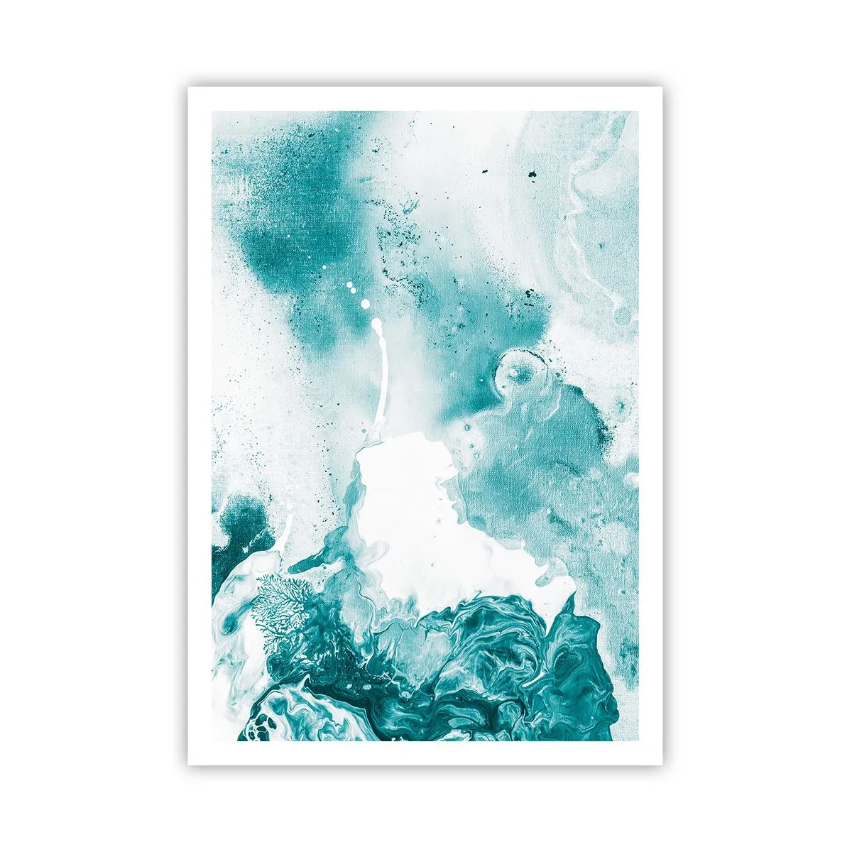 Póster - Remansos de azul - 70x100 cm