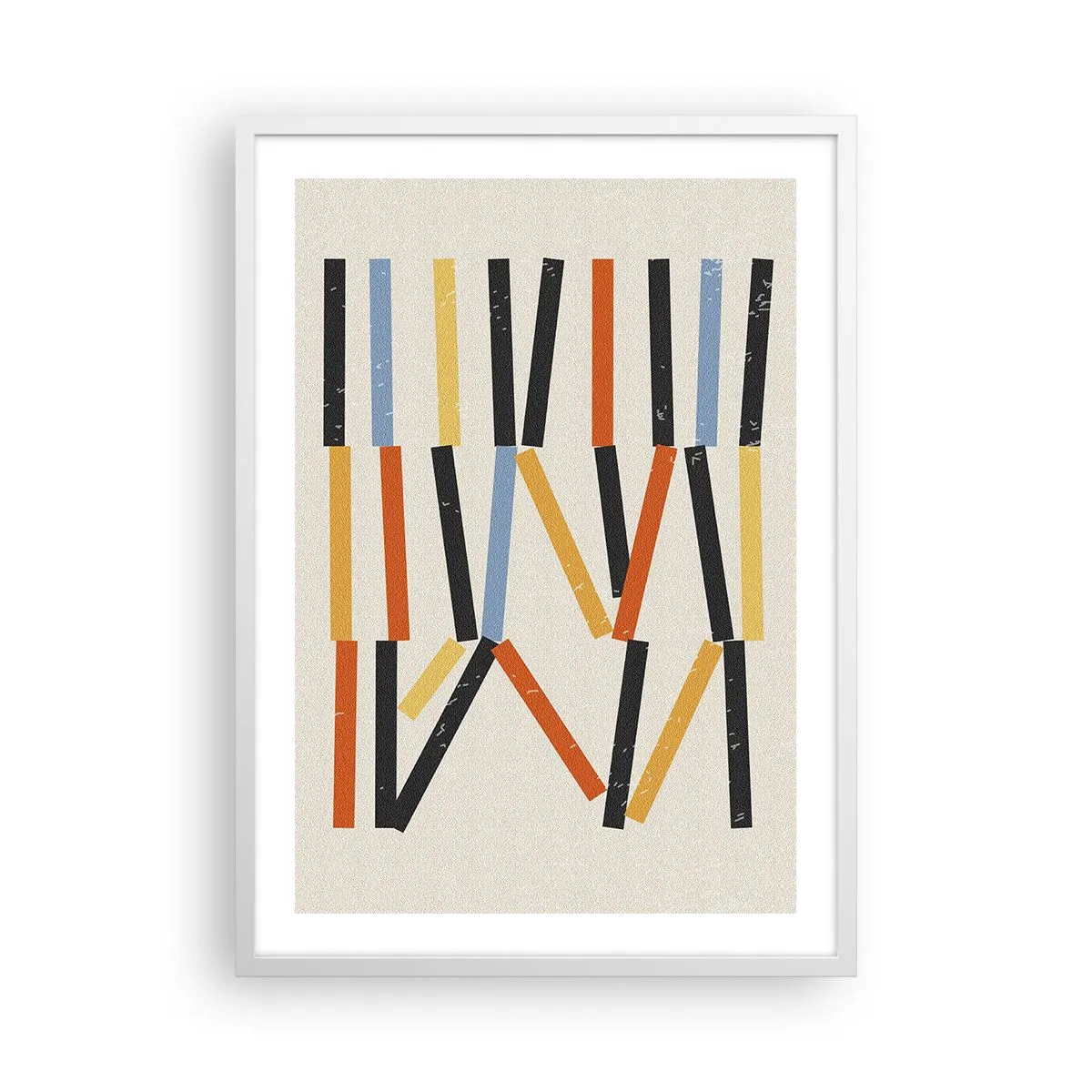 Póster en marco blanco - Composición horizontal - 50x70 cm