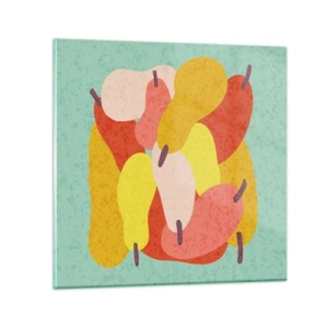 Cuadro sobre vidrio - Impresiones sobre Vidrio - Saborear el sol del verano - 30x30 cm