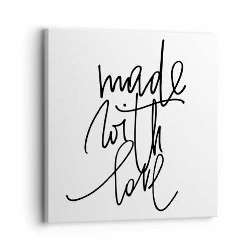 Cuadro sobre lienzo - Impresión de Imagen - La mejor marca - 30x30 cm