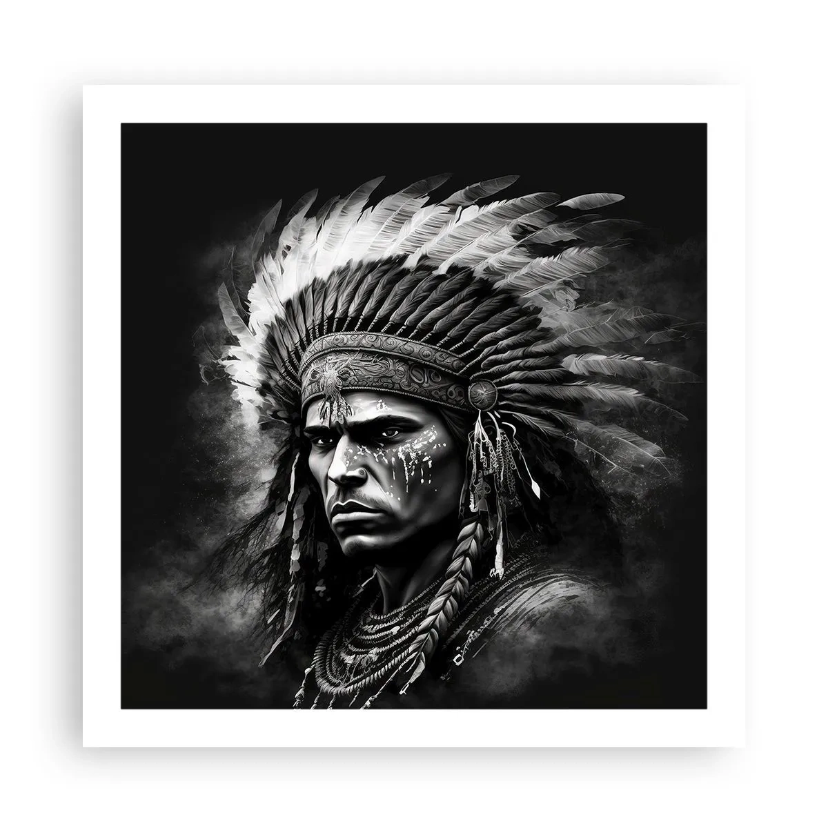 Póster - Líder y guerrero - 60x60 cm