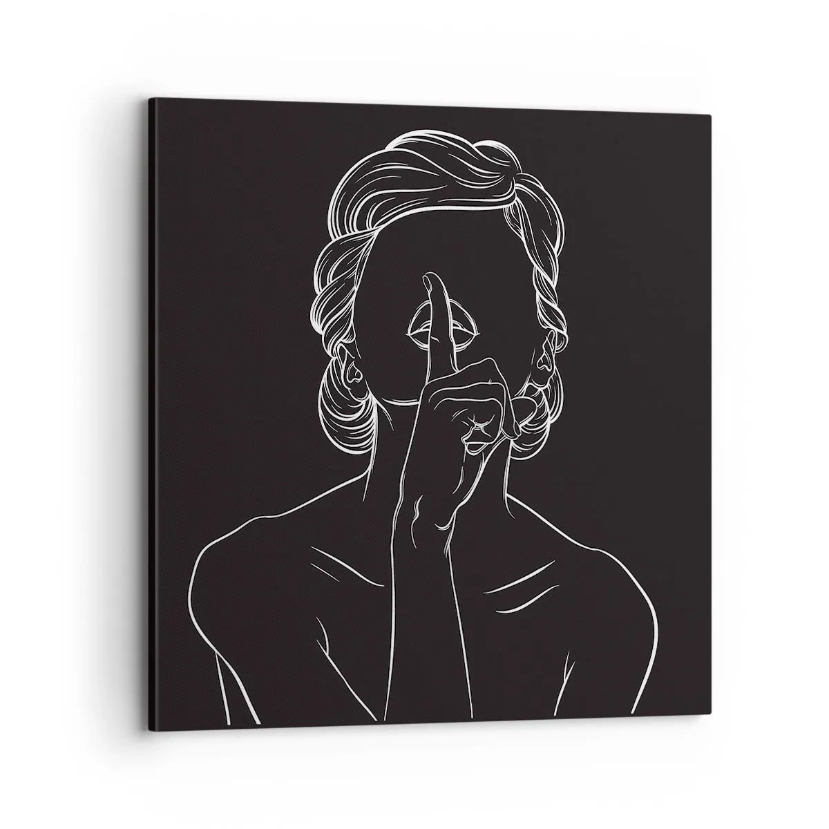 Cuadro sobre lienzo - Impresión de Imagen - La belleza florece en silencio - 70x70 cm