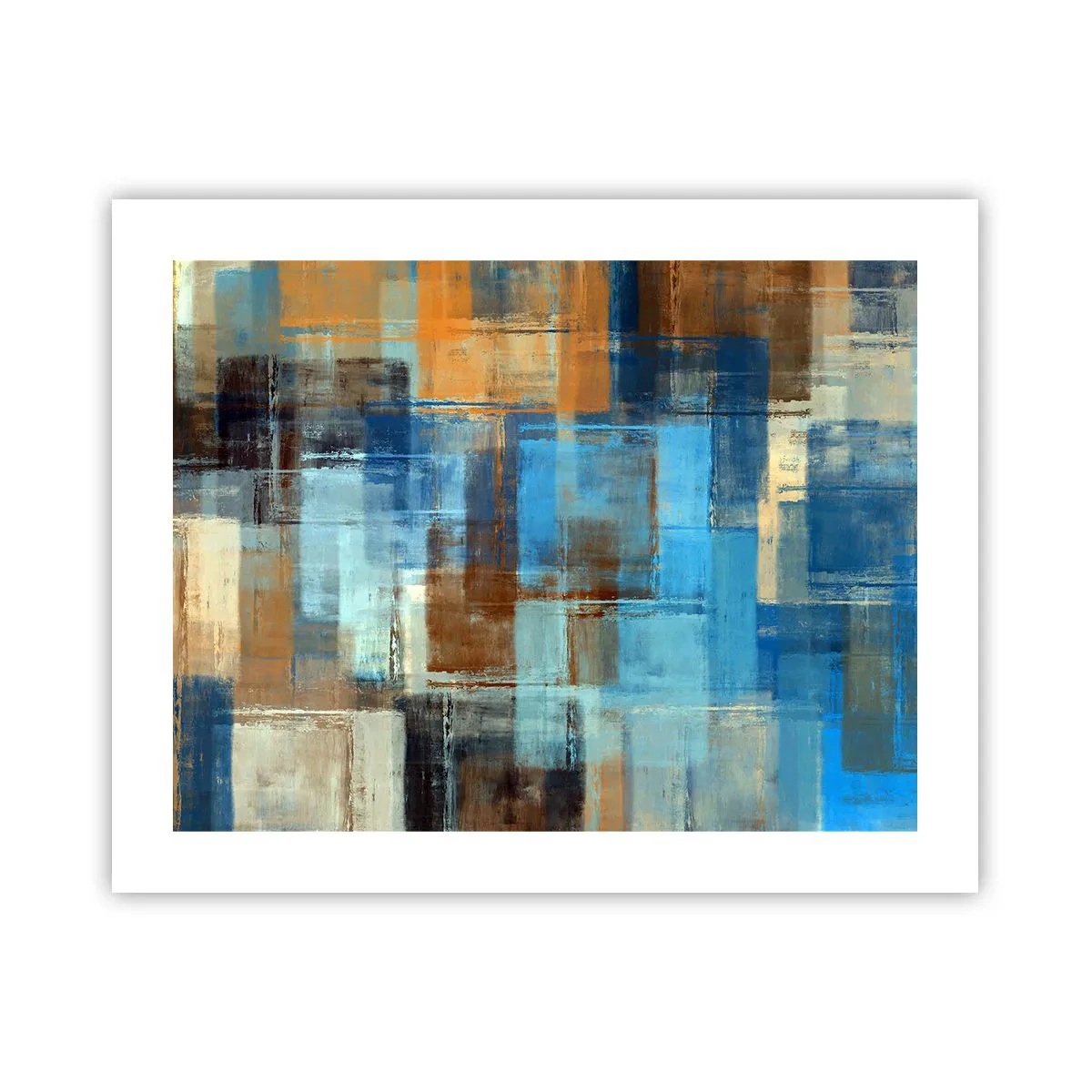 Póster - A través del velo azul - 50x40 cm