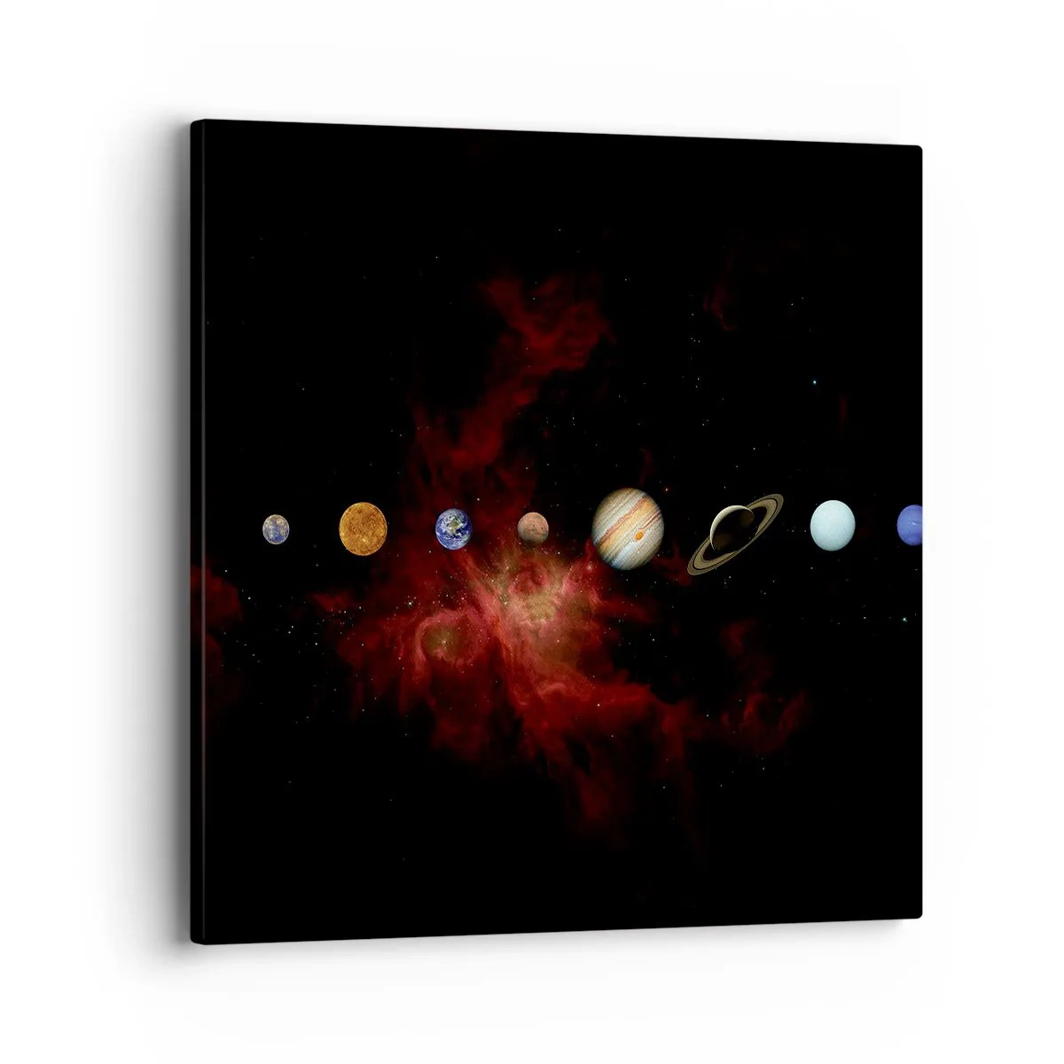 Cuadro sobre lienzo - Impresión de Imagen - Nuestro barrio - 40x40 cm