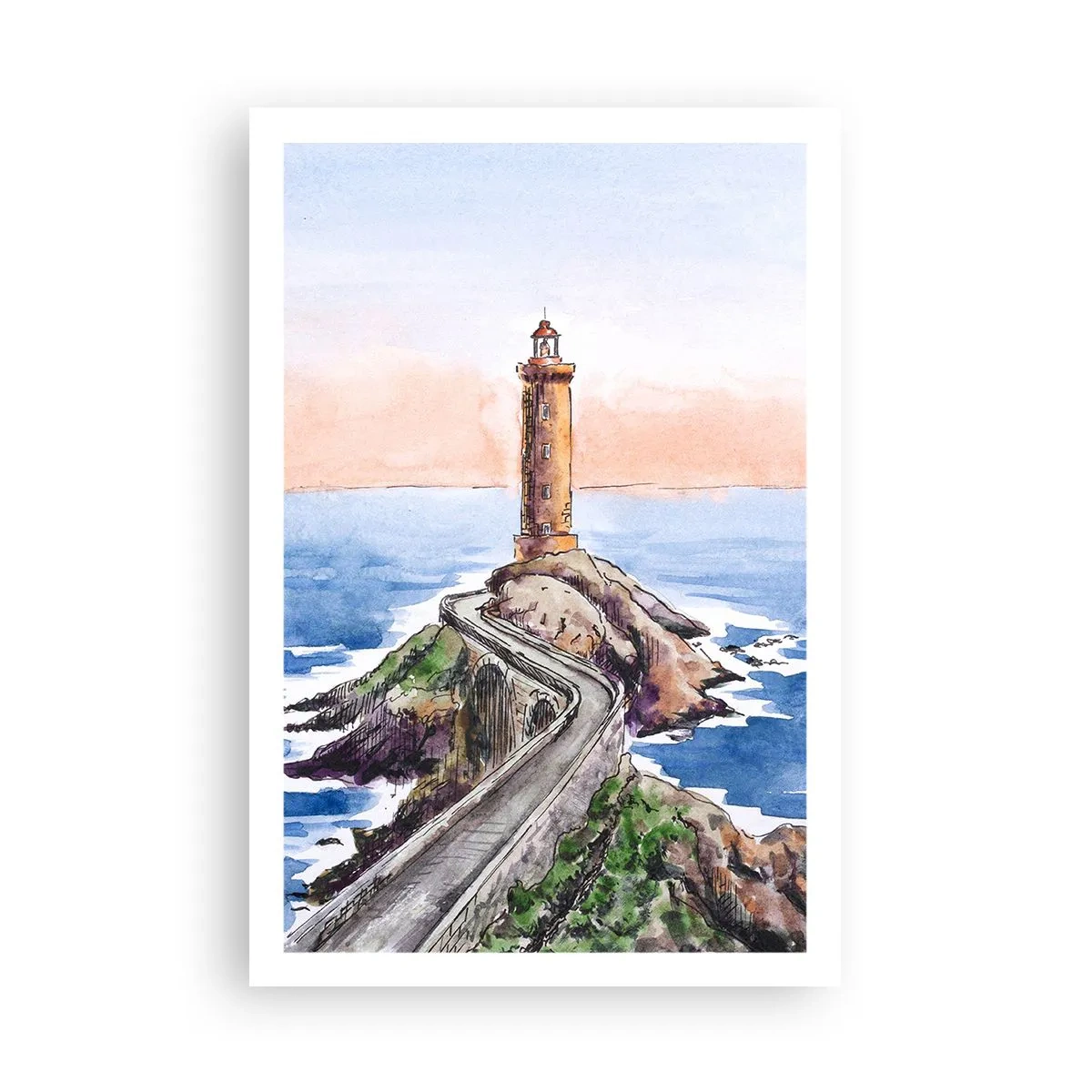 Póster - Frente al mar - 61x91 cm