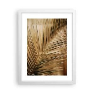 Póster en marco blanco - Una columnata natural - 30x40 cm