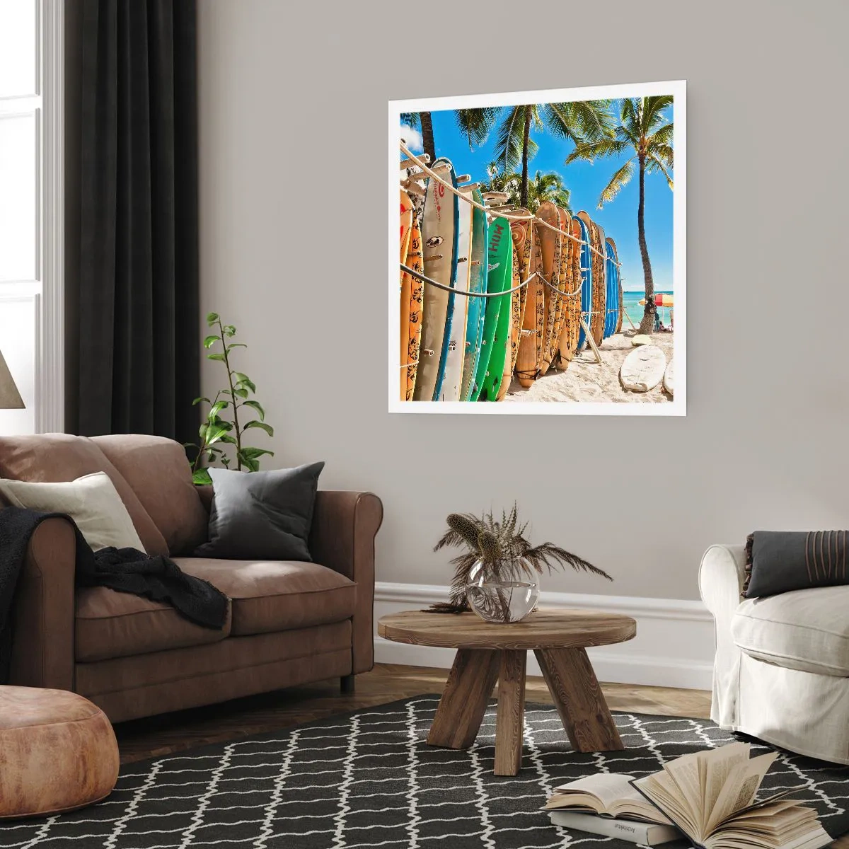 Póster - Diversión soleada - 40x40 cm