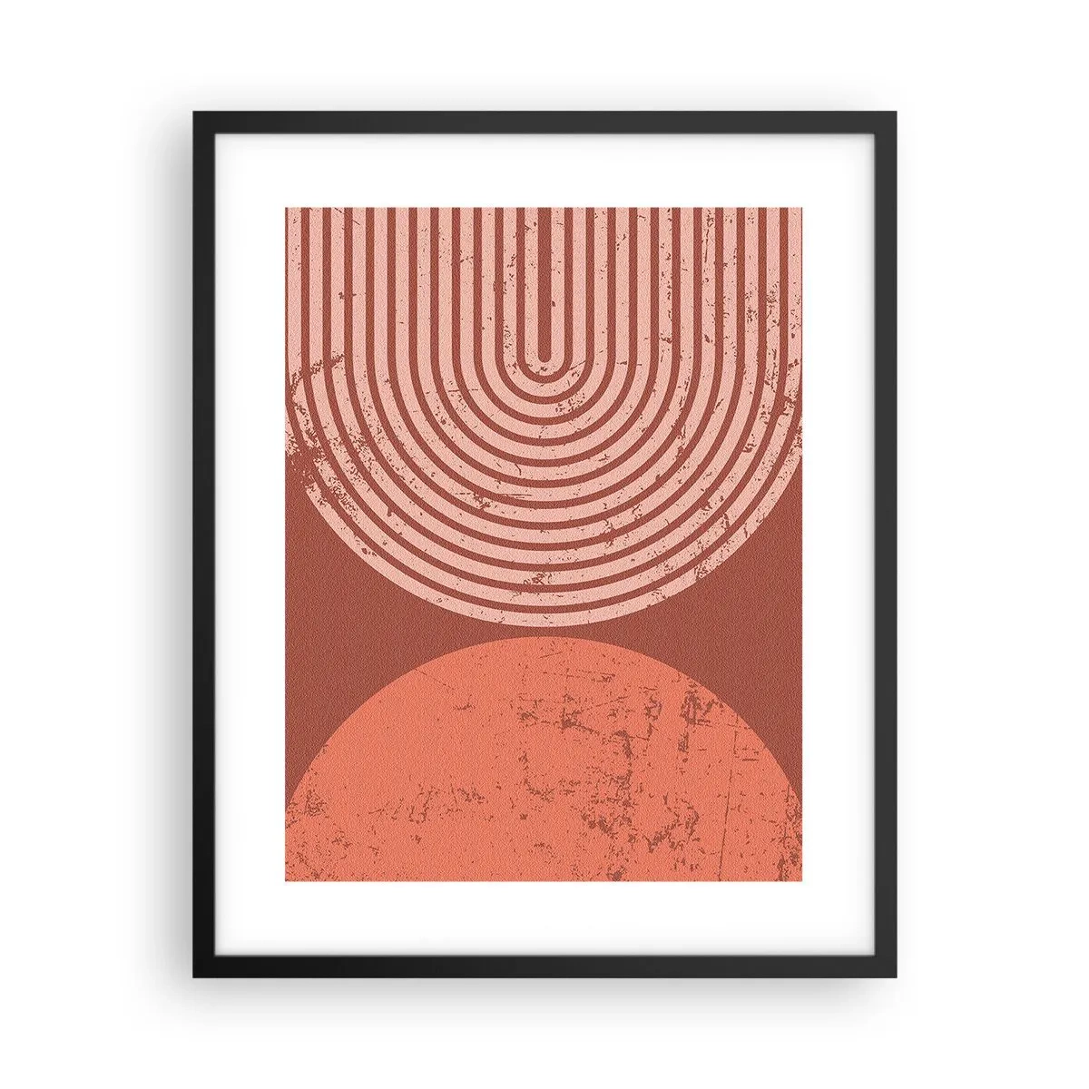 Póster en marco negro - Estrecha relación - 40x50 cm