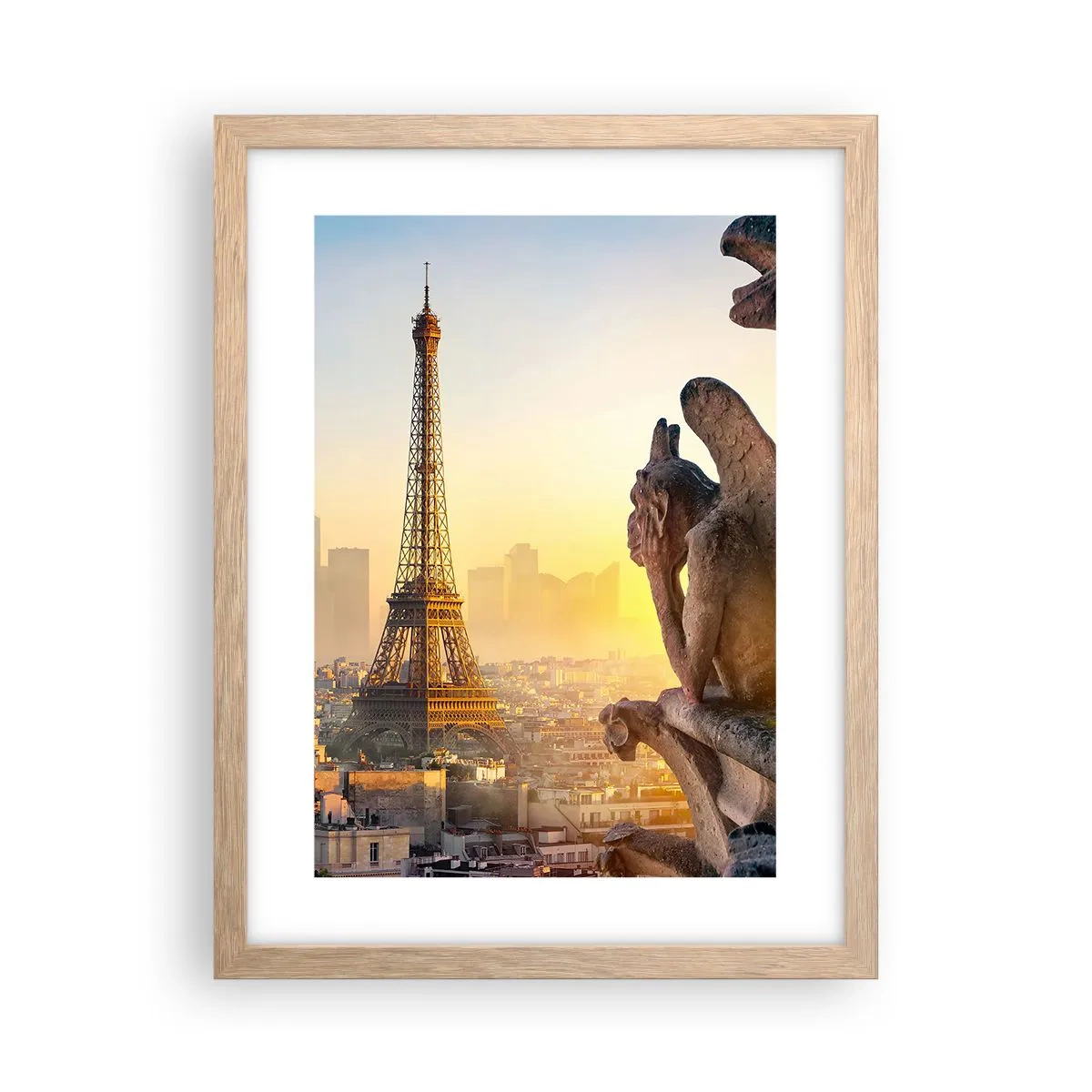 Póster en marco roble claro - Ha cambiado tanto la ciudad... - 30x40 cm