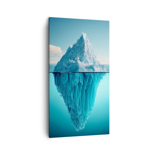 Cuadro sobre lienzo - Impresión de Imagen - El trono de hielo - 45x80 cm