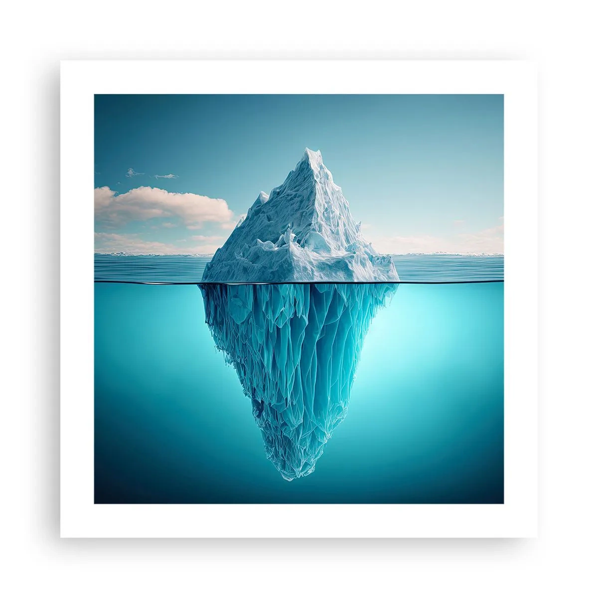 Póster - El trono de hielo - 50x50 cm