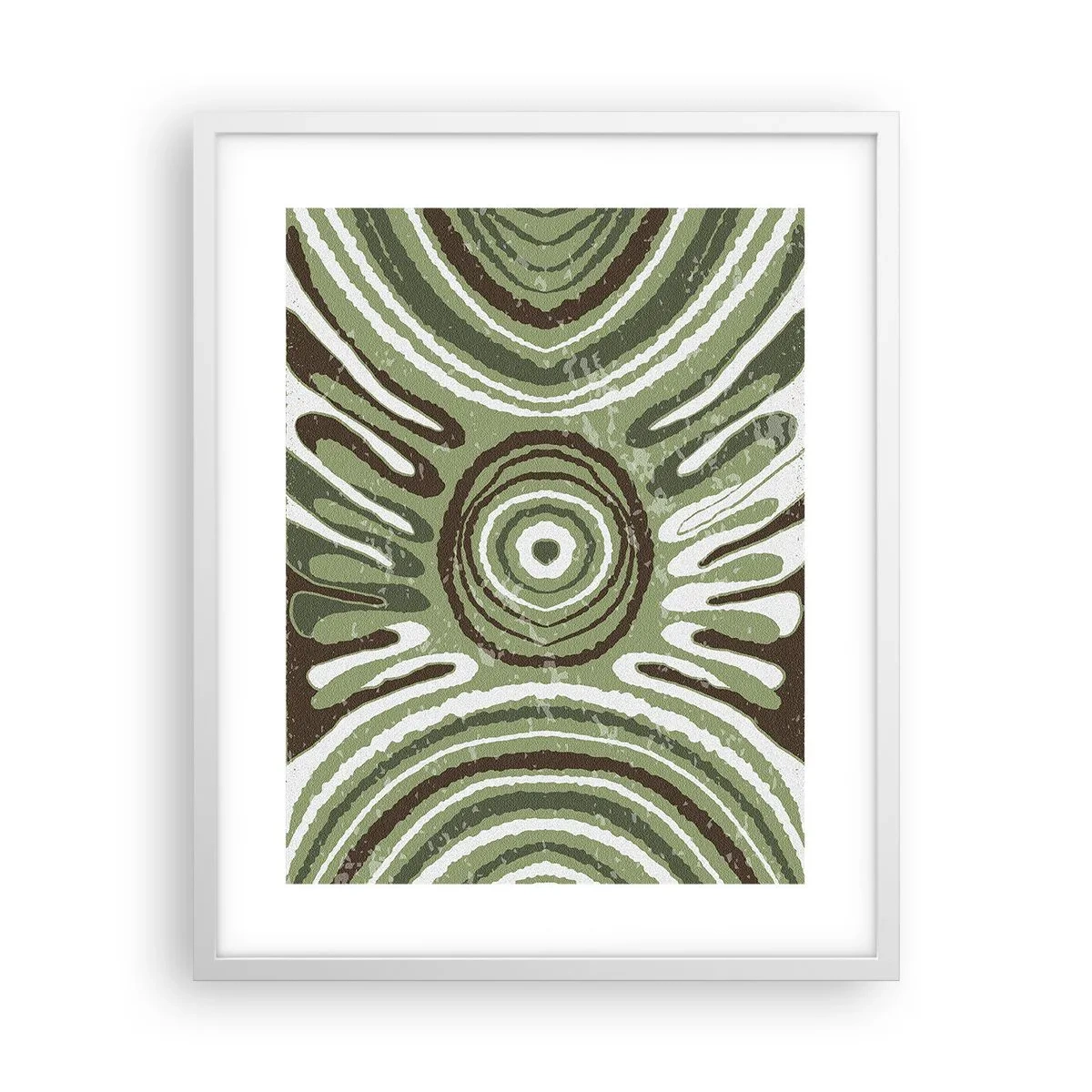Póster en marco blanco - Explosión de emociones - 40x50 cm