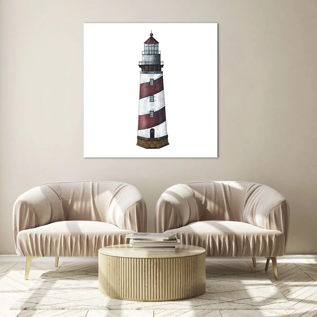 Cuadro sobre vidrio - Impresiones sobre Vidrio - Siempre en guardia - 40x40 cm