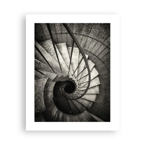 Póster - Escaleras arriba, escaleras abajo - 40x50 cm