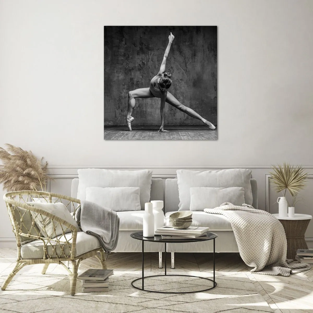 Cuadro sobre vidrio - Impresiones sobre Vidrio - Equilibrio perfecto - 60x60 cm