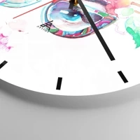 Esfera sin numeración, con rayas