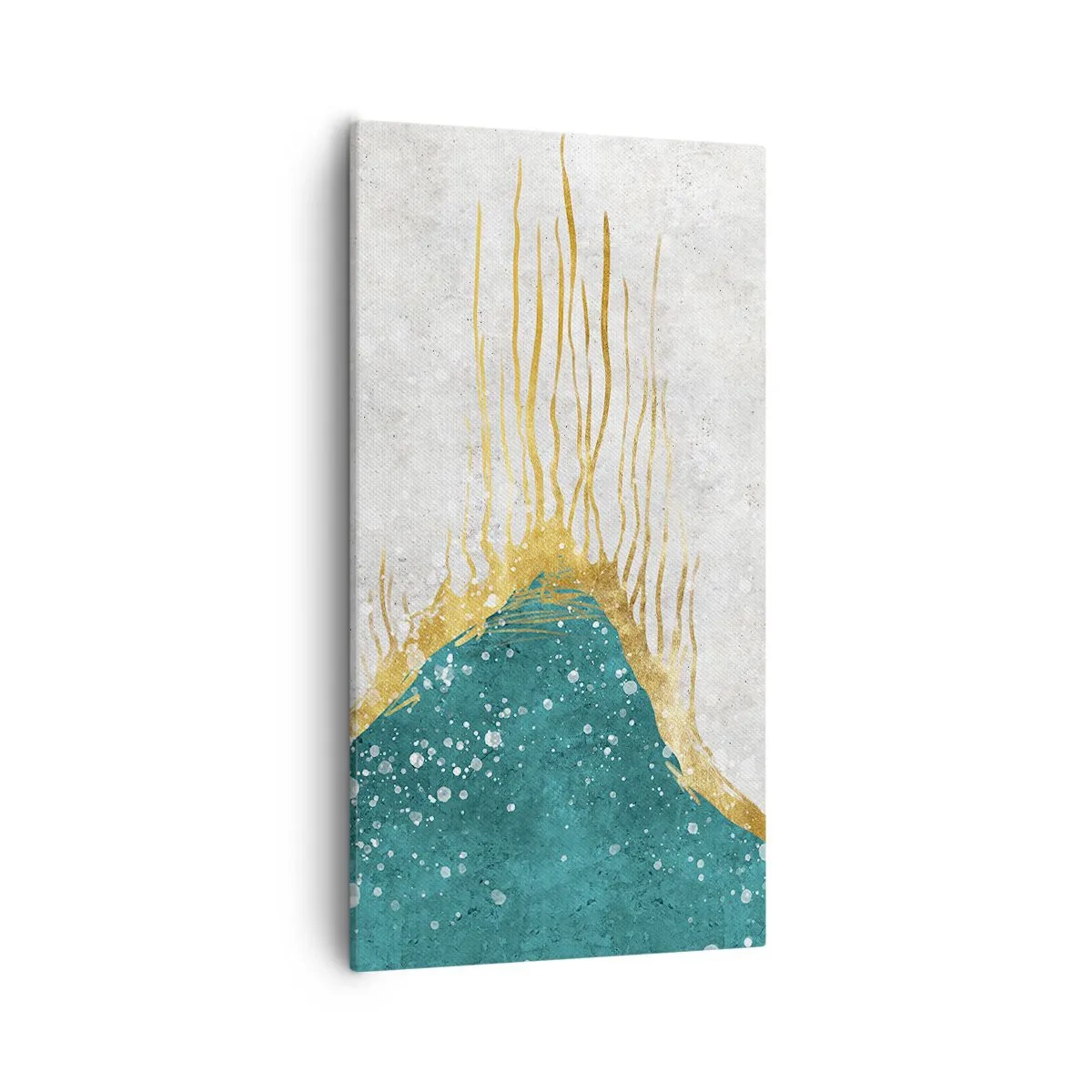 Cuadro sobre lienzo - Impresión de Imagen - Marea dorada - 55x100 cm