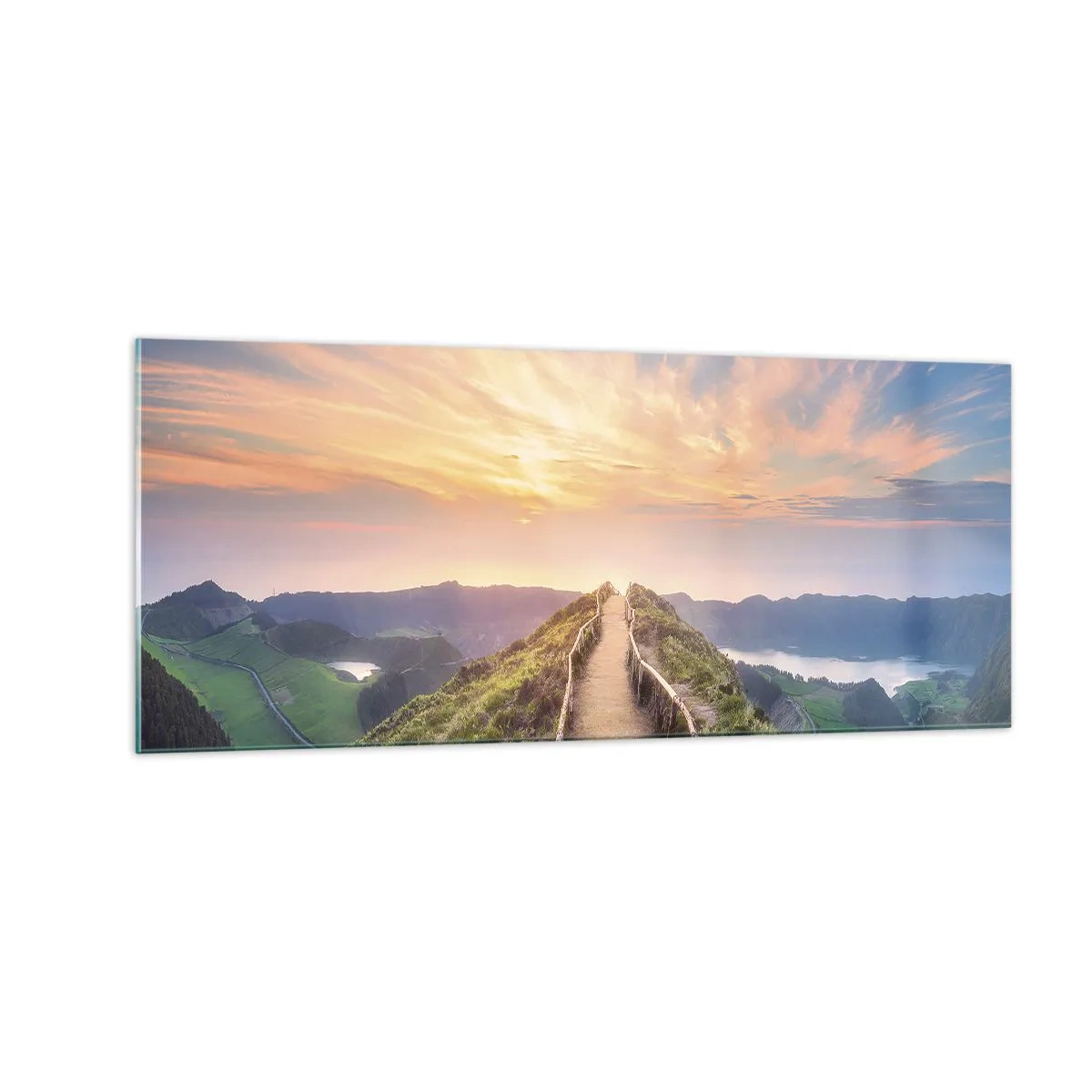 Cuadro sobre vidrio - Impresiones sobre Vidrio - Cerca del cielo - 100x40 cm