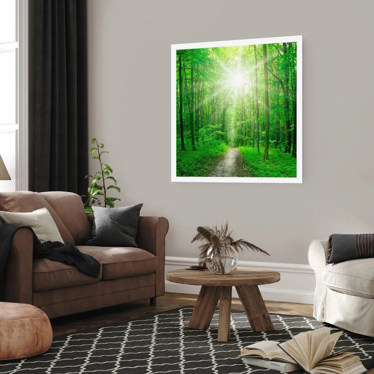 Póster - Catedral verde - 40x40 cm