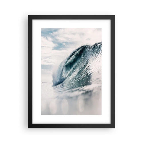 Póster en marco negro - La cima del océano - 30x40 cm