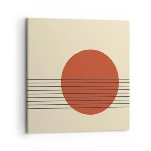 Cuadro sobre lienzo - Impresión de Imagen - Cruzando el círculo - 70x70 cm