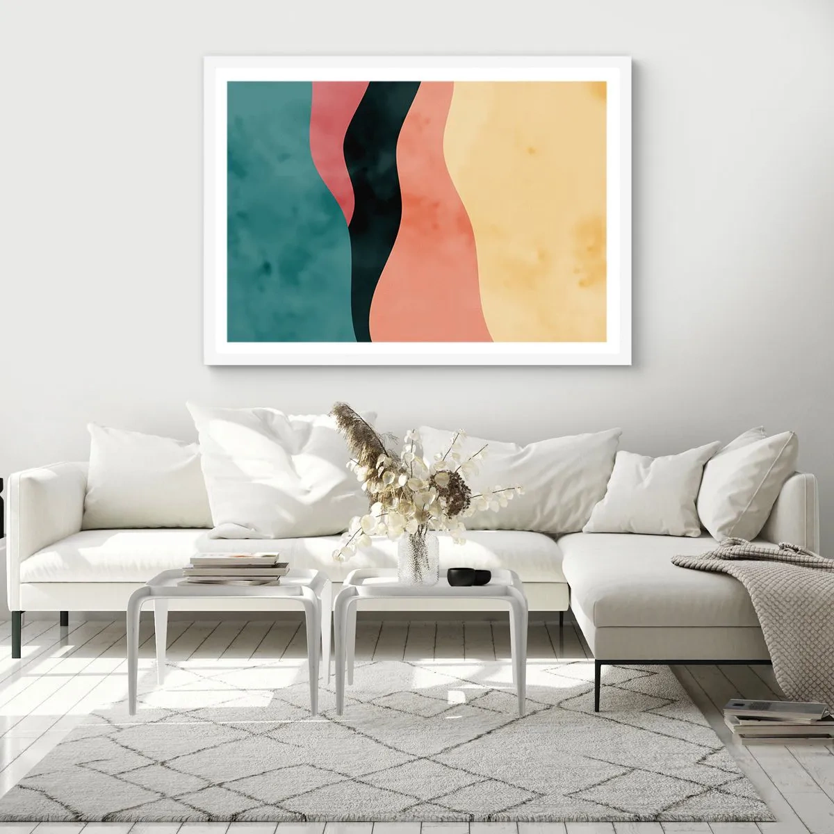 Póster en marco blanco - Discordia compatible - 40x30 cm