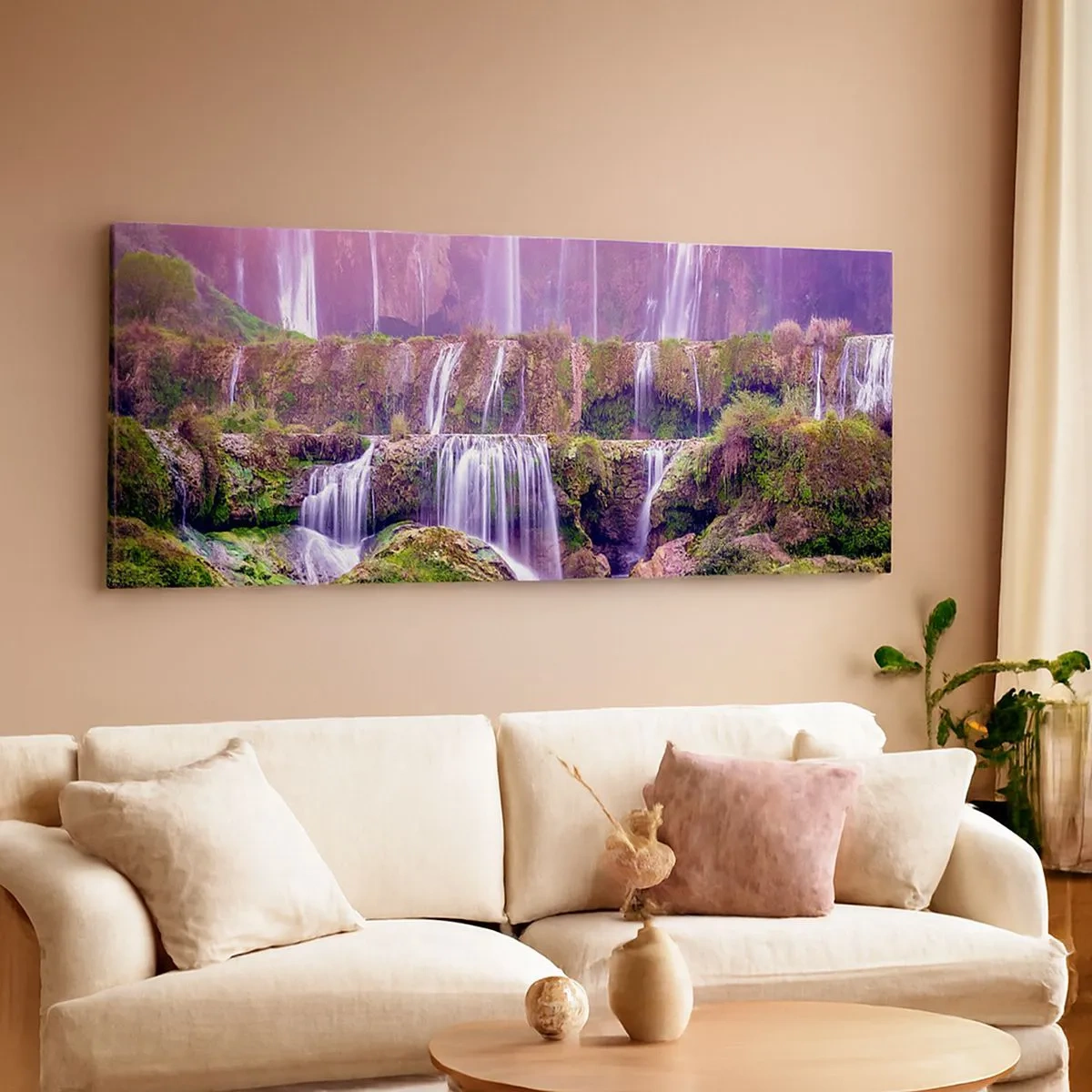 Cuadro sobre lienzo - Impresión de Imagen - Escalera al cielo - 100x40 cm