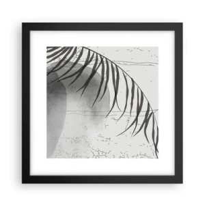Póster en marco negro - El sutil exotismo de la naturaleza - 30x30 cm