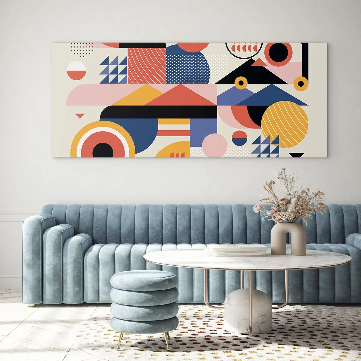 Cuadro sobre vidrio - Impresiones sobre Vidrio - Composición: juegos - 100x40 cm