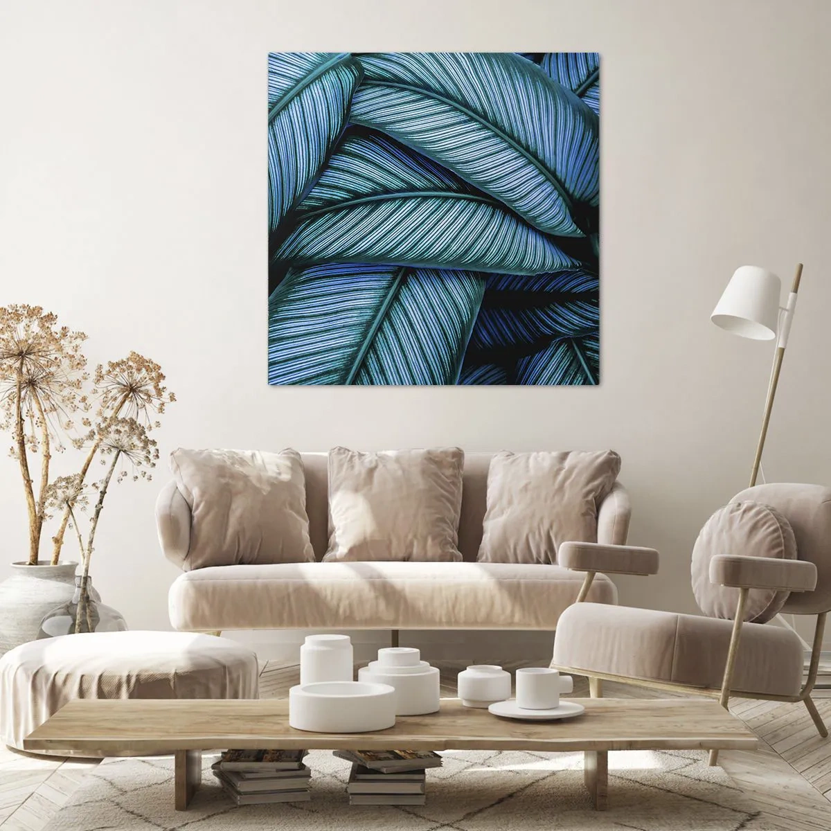 Cuadro sobre lienzo - Impresión de Imagen - Líneas de vida - 60x60 cm