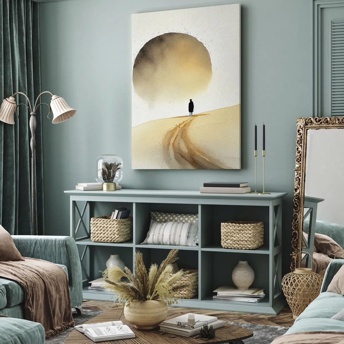 Cuadro sobre lienzo - Impresión de Imagen - Siempre un anhelo - 65x120 cm