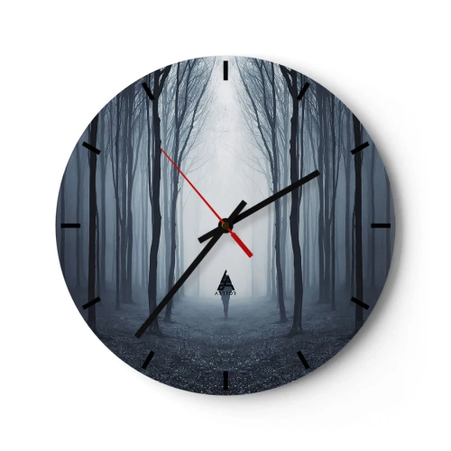 Reloj de pared - Reloj de vidrio - Alto y claro - 40x40 cm