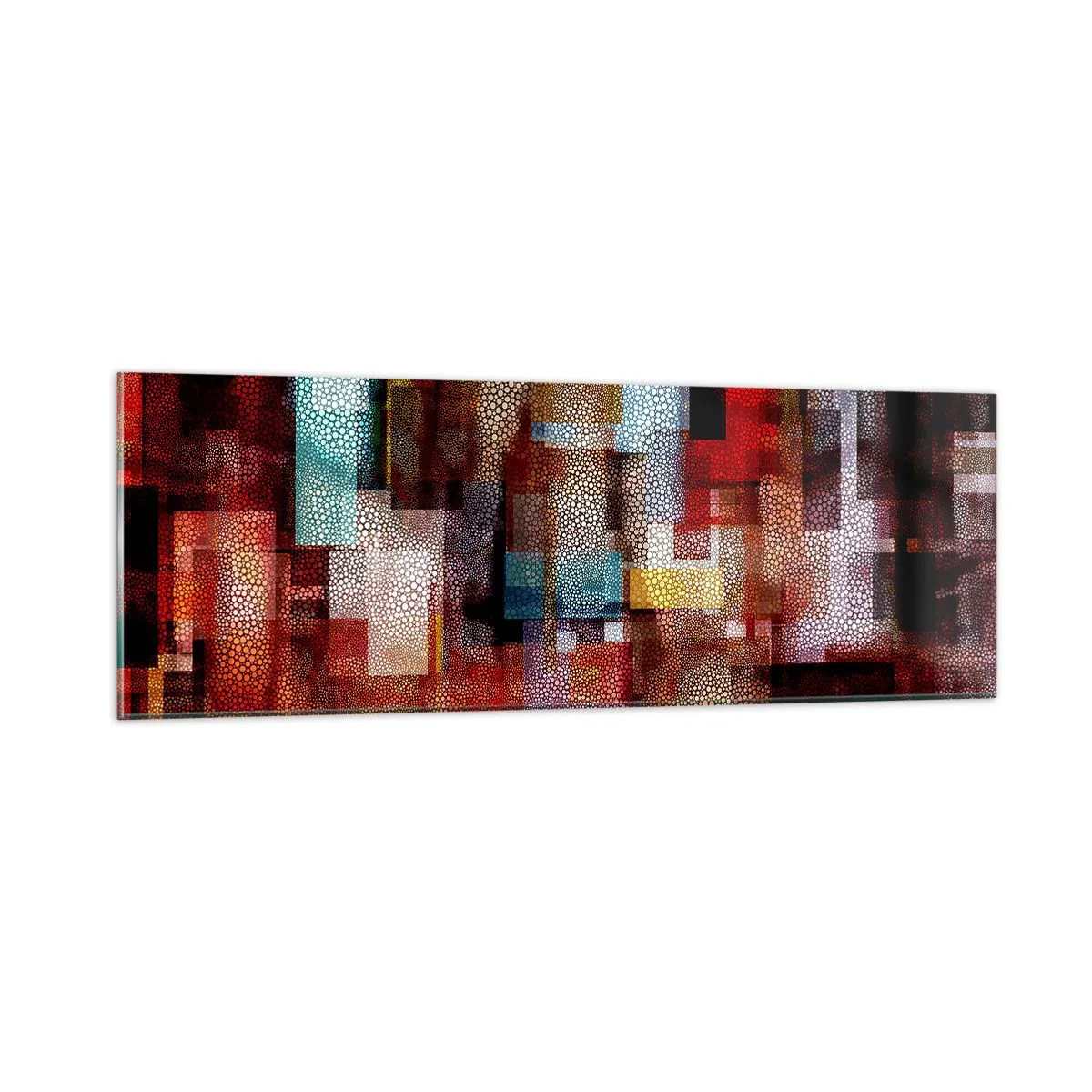 Cuadro sobre vidrio - Impresiones sobre Vidrio - Confusión y desconcierto - 90x30 cm