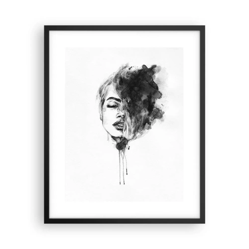 Póster en marco negro - Sueños en femenino - 40x50 cm