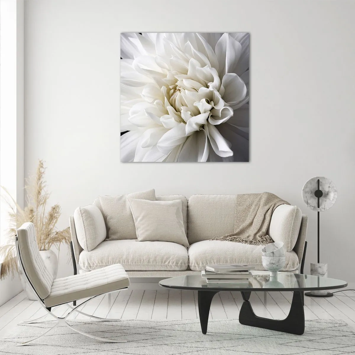 Cuadro sobre vidrio - Impresiones sobre Vidrio - La novia de la mañana - 50x50 cm