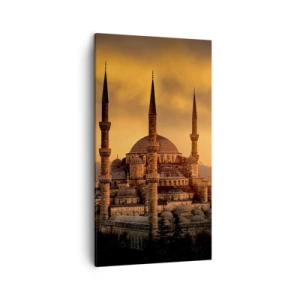 Cuadro sobre lienzo - Impresión de Imagen - Dios es grande - 45x80 cm