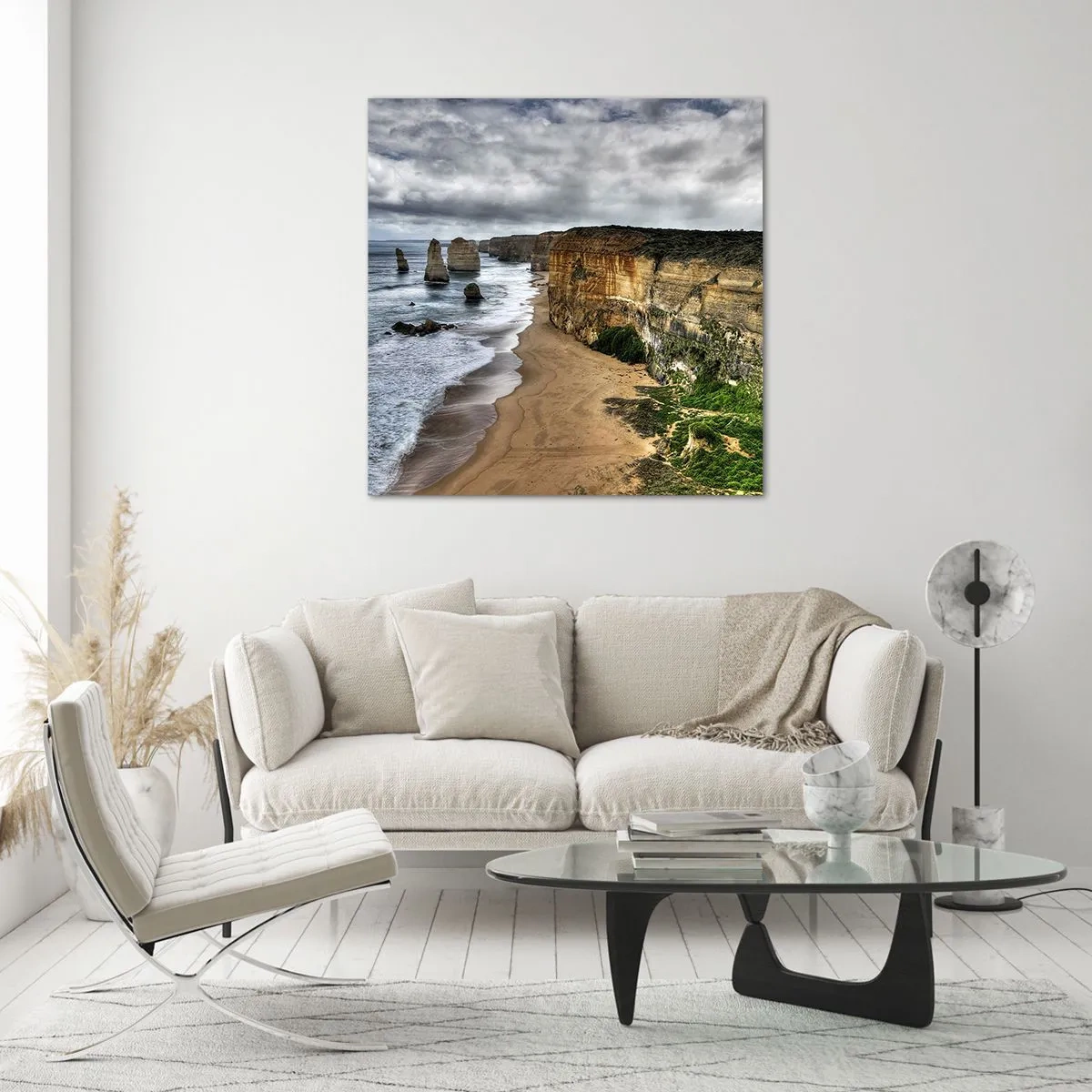 Cuadro sobre vidrio - Impresiones sobre Vidrio - Belleza en bruto - 70x70 cm