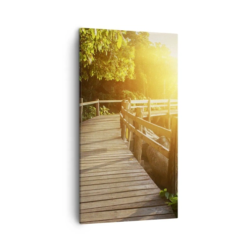 Cuadro sobre lienzo - Impresión de Imagen - Otra curva, otra maravilla - 45x80 cm