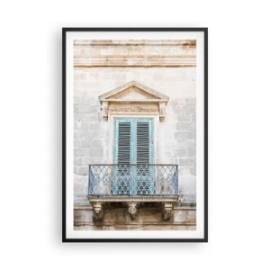 Póster en marco negro - El encanto único de Italia - 61x91 cm