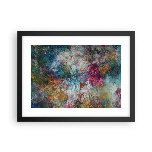 Póster en marco negro - En plena floración - 40x30 cm